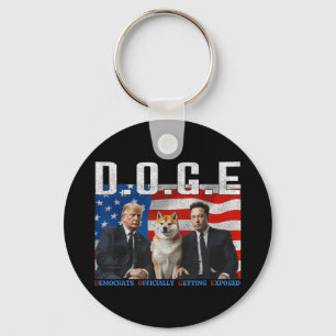 Chaveiro Engraçado D.o.g. e Doge Democrats Oficialmente Obt