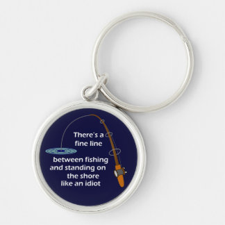 Chaveiro engraçado da pesca