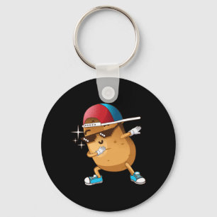 Chaveiro Engraçado Dabbing Potato Gift dança Legal Spuds Hi