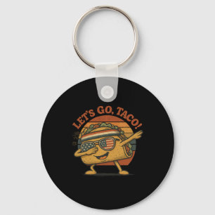 Chaveiro Engraçado Dabbing Taco Vamos Ir Taco 4 De Julho Ho