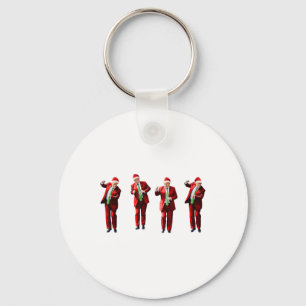 Chaveiro Engraçado Dança Papai Noel Natal Pajam
