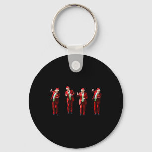 Chaveiro Engraçado Dança Papai Noel Natal Pajam