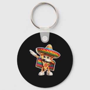 Chaveiro Engraçado Dançando Comida De Pizza Mexicana Lover