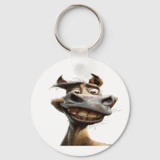 Chaveiro Engraçado design de arte burro