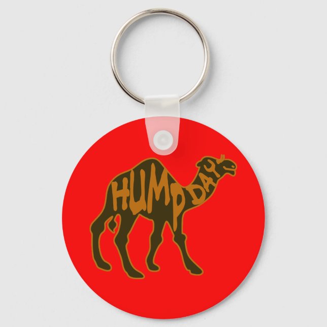 Chaveiro Engraçado Dia da Hump com Camel (Frente)
