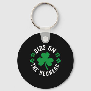 Chaveiro Engraçado Dia de São Patrício Irlandês Shamrock Di