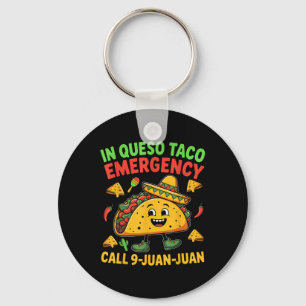 Chaveiro Engraçado Dizer "Cinco de Mayo, mexicano Taco Fies