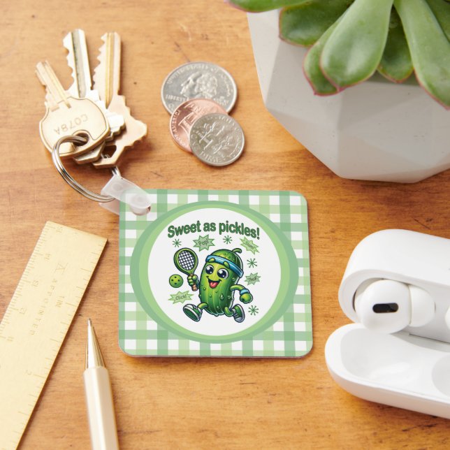 Chaveiro Engraçado doce como picles (Mesa)