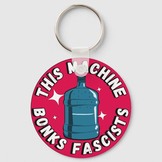 Chaveiro Engraçado, essa máquina bate fascistas (Frente)