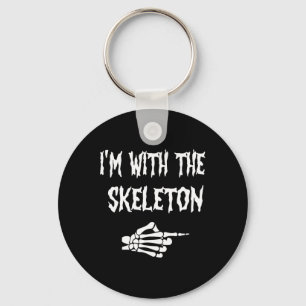 Chaveiro Engraçado, estou com Casais de Halloween
