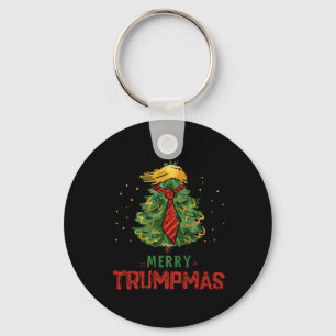 Chaveiro Engraçado Feliz Trumpmas Árvore de Natal Xmas Hol