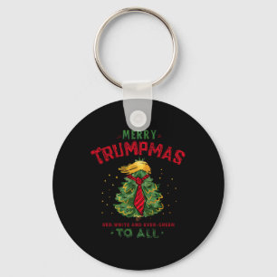 Chaveiro Engraçado Feliz Trumpmas Árvore de Natal Xmas Hol