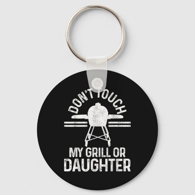 Chaveiro Engraçado Grillmaster Churrasco Grill Chef Gift (Frente)