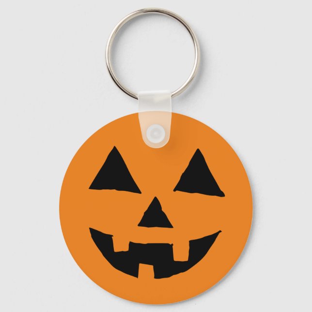 Chaveiro Engraçado Jack O Lanter Halloween Art Simples Jack (Frente)