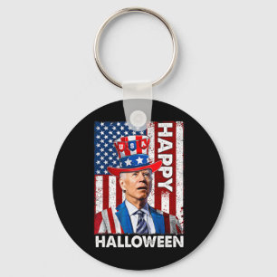 Chaveiro Engraçado Joe Biden 4 De Julho Feliz Halloween Ame