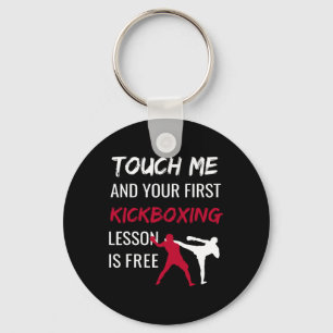 Chaveiro Engraçado Kick Boxing Sensei T Shirt Gift