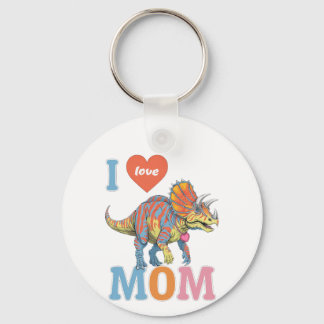 Chaveiro Engraçado Mãe Ceratopsiana
