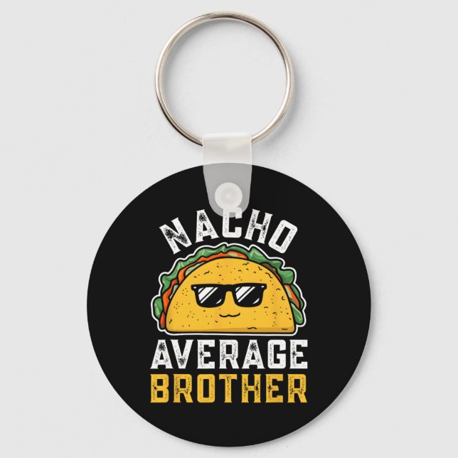 Chaveiro Engraçado Nacho Médio Irmão Cinco De Mayo Mexicano (Frente)