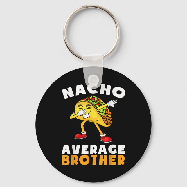 Chaveiro Engraçado Nacho Médio Irmão Cinco De Mayo Mexicano (Frente)