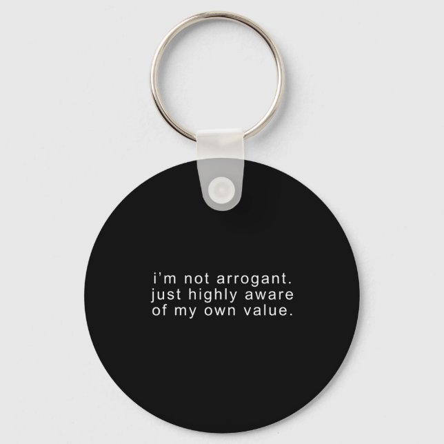 Chaveiro Engraçado não arrogante sarcástico piada sarcasmo  (Frente)
