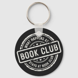 Chaveiro Engraçado o que acontece no Clube de Livros Person