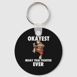 Chaveiro Engraçado Okayest Sloth Fighter Ever - Muay Thai