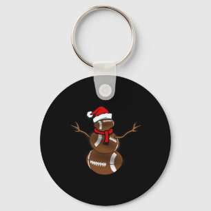 Chaveiro Engraçado Papais noeis de bola de futebol de Natal