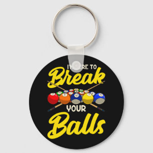 Chaveiro Engraçado Piscina Billiard Hall Snooker Estou Aqui