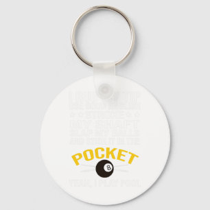 Chaveiro Engraçado Piscina Billiards Shirt Eu Toco Piscina
