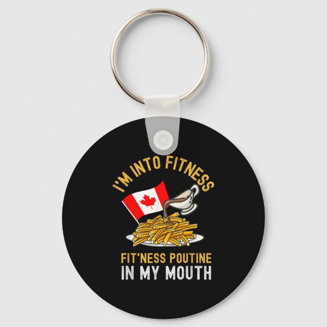 Chaveiro Engraçado Poutine Routine Im Na Malhação Canadien  (Frente)