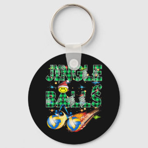Chaveiro Engraçado Primeiro Natal Como Pai Jingle Voleibol