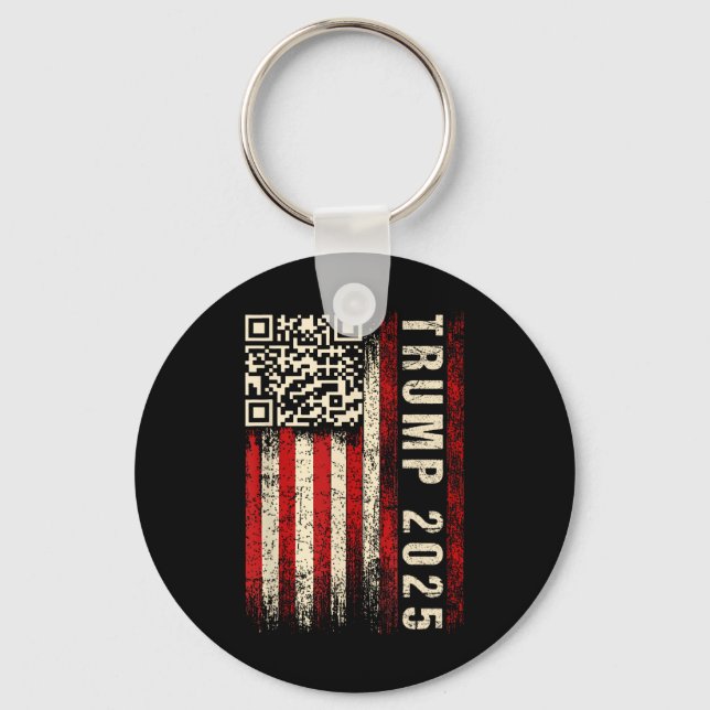 Chaveiro Engraçado Qr Donald Trump Dancing 4745 Code Video (Frente)