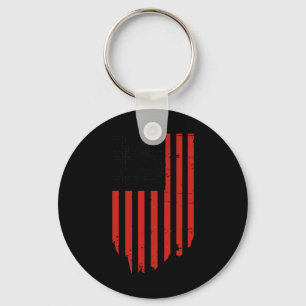 Chaveiro Engraçado Qr Trump Dance Code Vermelho e Branco