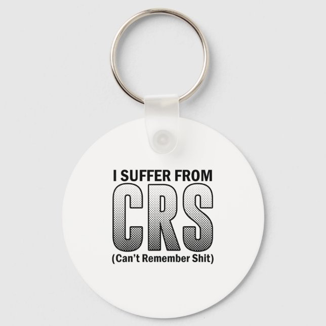 Chaveiro Engraçado que eu sofro do Sarcástico de C.r.s. não (Frente)