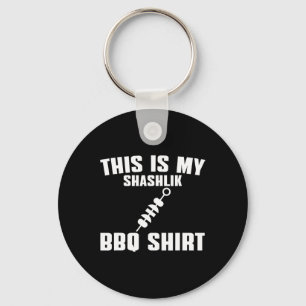Chaveiro Engraçado Shashlion Gato Humor Carne de Churrasco