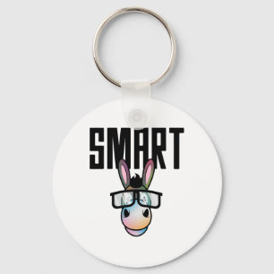 Chaveiro Engraçado Smart Donkey Horseback, Dando Presente P