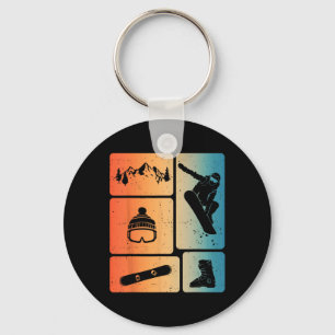 Chaveiro Engraçado Snowboard Lover Snowboarder Esportes de
