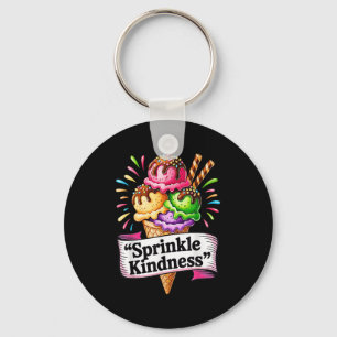 Chaveiro Engraçado Sorvete Cone Cote Sprinkle Kindness Boni