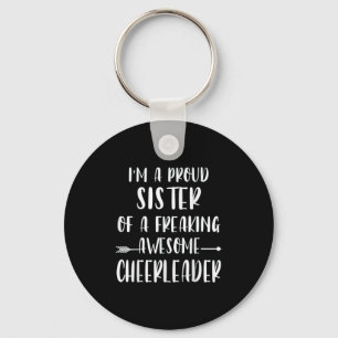Chaveiro Engraçado, sou uma Irmã Orgulhosa de Um Cheerleade