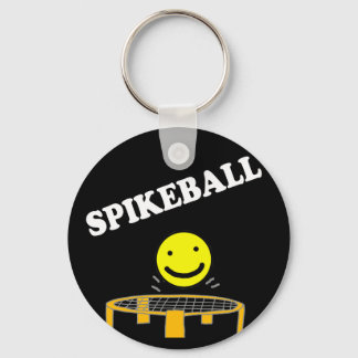 Chaveiro Engraçado Spikeball Net com Rosto de Sorriso