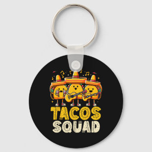 Chaveiro Engraçado Tacos Squad Cinco De Mayo Partido Mexica