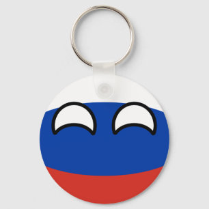 Chaveiro Engraçado Tendência Geeky Rússia Countryball
