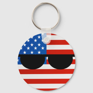 Chaveiro Engraçado Tending Geeky EUA Countryball