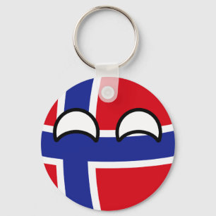 Chaveiro Engraçado Tending Geeky Norway Countryball