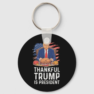 Chaveiro Engraçado Trump Graças A Ação De Graças Trump É Pr
