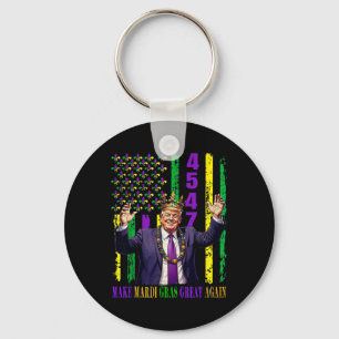 Chaveiro Engraçado Trump Mardi Gras Torna Excelente Mardi G