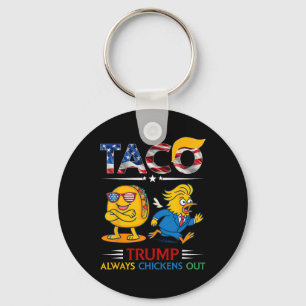 Chaveiro Engraçado Trump Taco Trump Sempre Desiste 14
