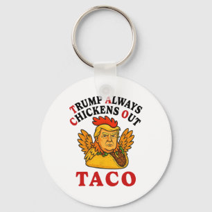 Chaveiro Engraçado Trump Taco Trump Sempre Desiste _19