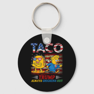 Chaveiro Engraçado Trump Taco Trump Sempre se Acovarda _24