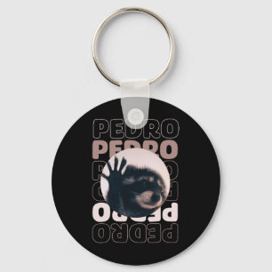 Chaveiro Engraçado Viral Pedro Dancing Raccoon Meme Pedro